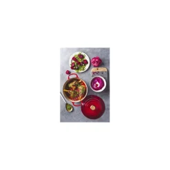 Cocotte fonte signature ronde cerise Le Creuset ø 28 cm