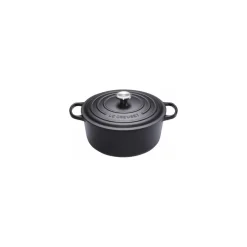Cocotte fonte signature ronde noire Le Creuset ø 24 cm