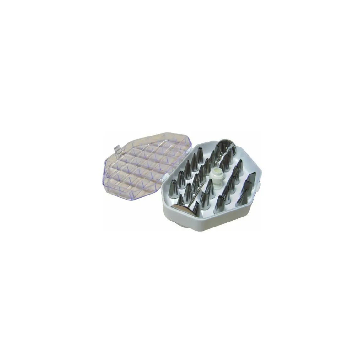 Coffret de 26 douilles fines inox
