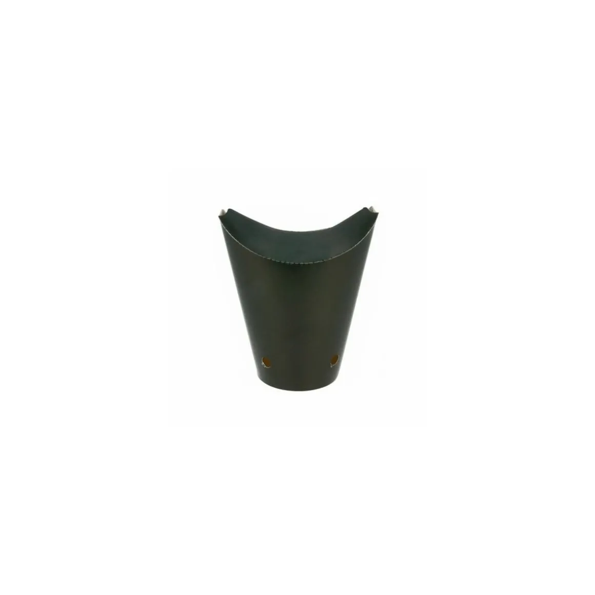 Coffret à frites carton refermable noir 480 ml - par 50