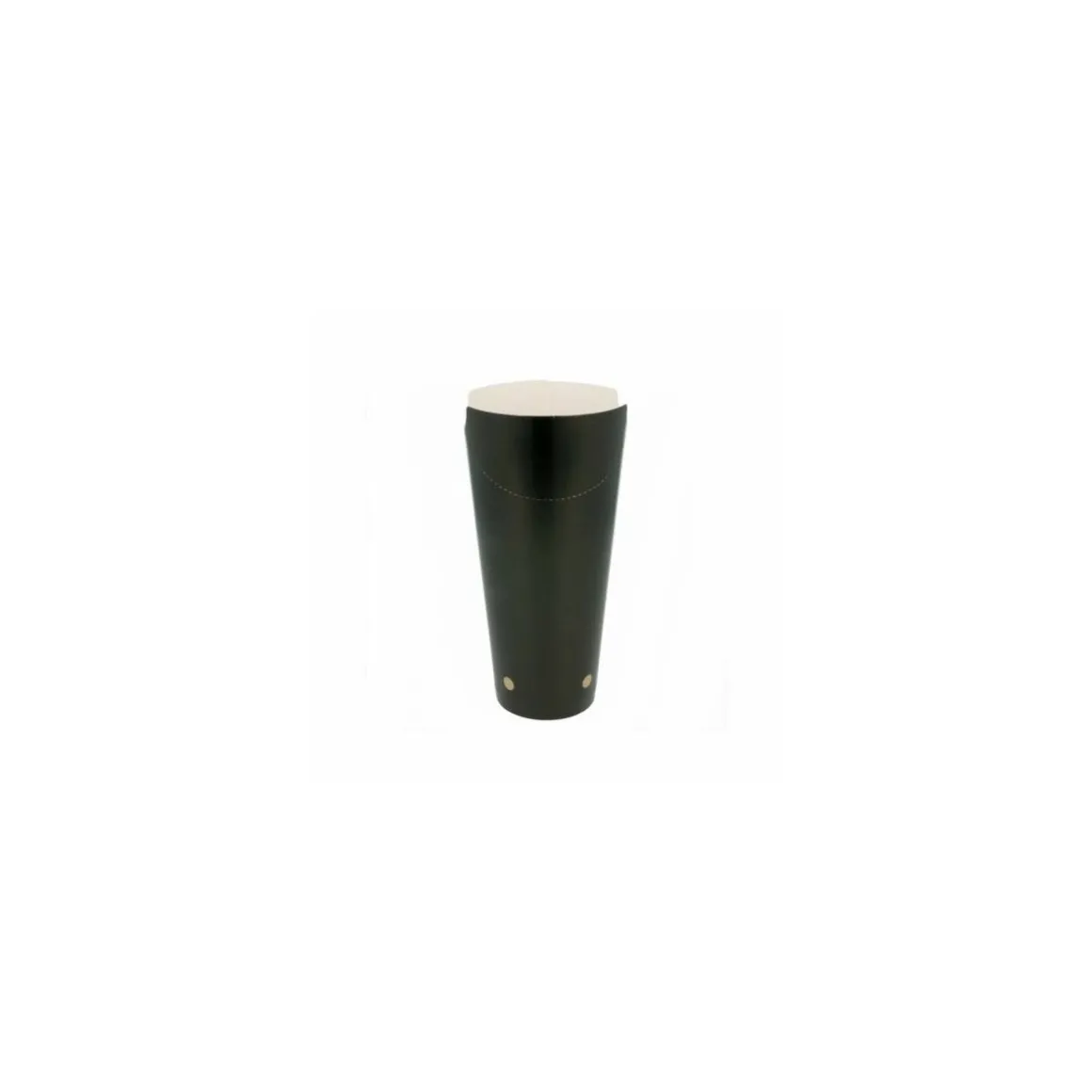 Coffret à frites carton refermable noir 660 ml - par 50