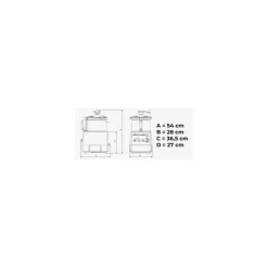 Combiné cutter / coupe légumes R502 400V Triphasé