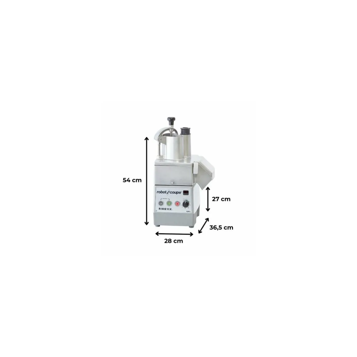 Combiné cutter / coupe légumes R502 Vitesse Variable 230V monophasé