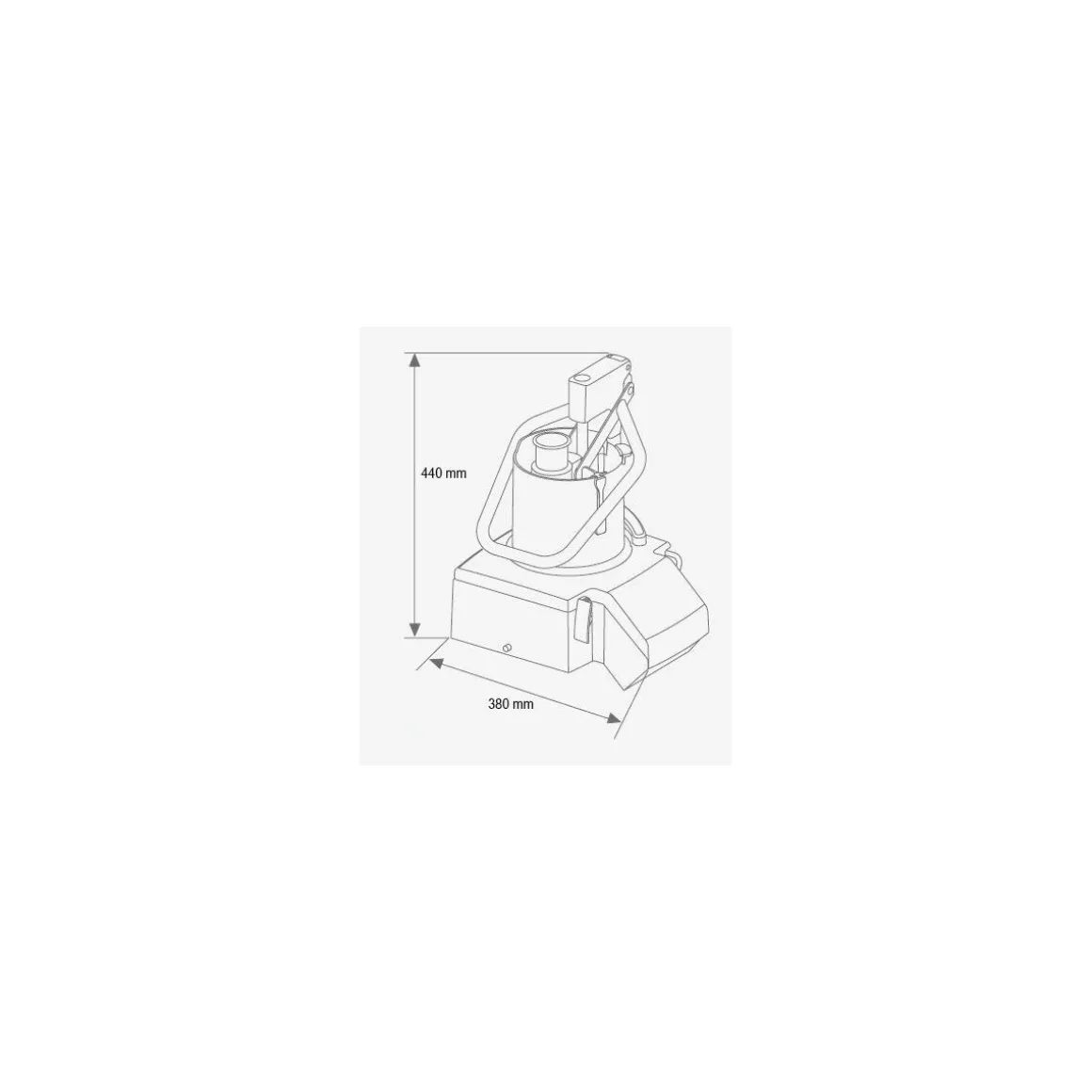 Combiné cutter / coupe légumes R752 Vitesse Variable 230V monophasé