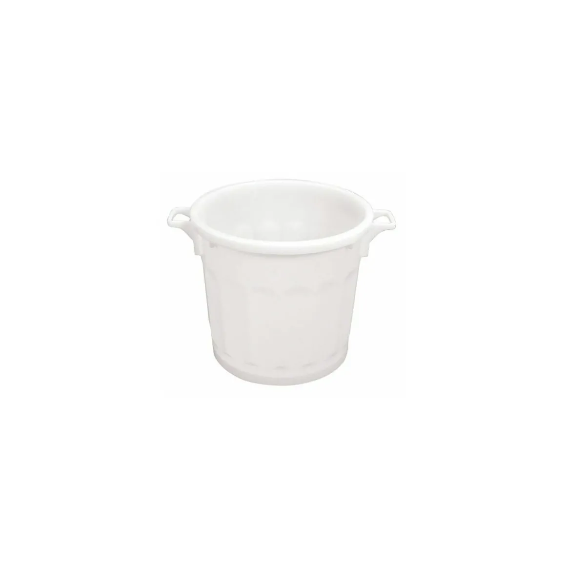 Conteneur fourre-tout blanc 75 L emboîtable sans couvercle