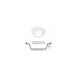 Coquille Saint Jacques aluminium 12 cl - par 100