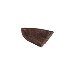Corbeille de présentation en forme bateau chocolat PP 37 x 27 x 9 cm