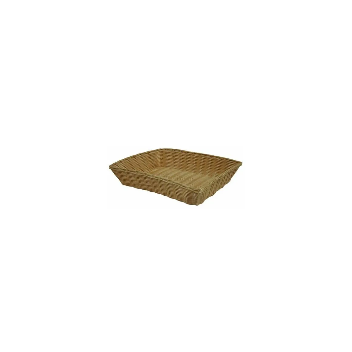 Corbeille Dordogne en PP miel 38 x 28 x 8 cm