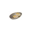 Corbeille à pain inox ovale 31 x 21 cm