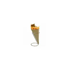 Cornet à frites kraft avec languette pour sauce 250 ml - par 200