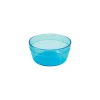 Coupelle copolyester bleu lagon transparent 45 cl - par 24