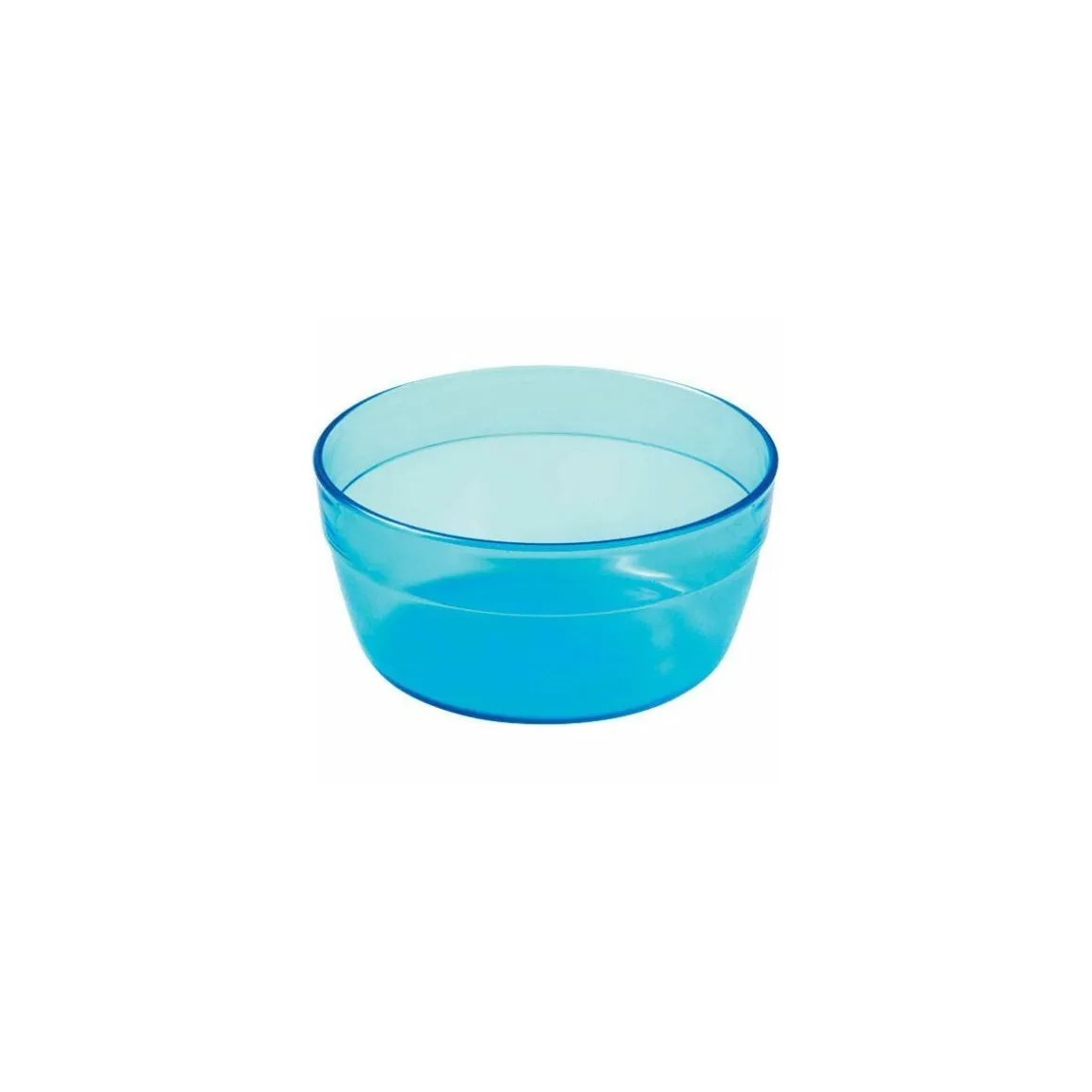 Coupelle copolyester bleu lagon transparent 45 cl - par 24