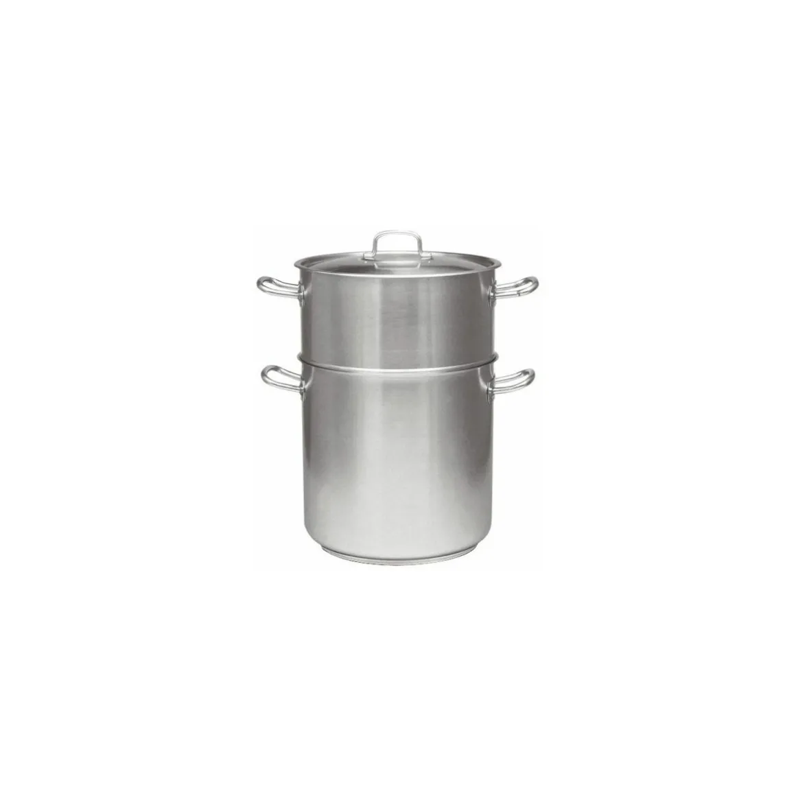 Couscoussier droit couvert inox 26,5 L 45,5 cm ø 28 cm