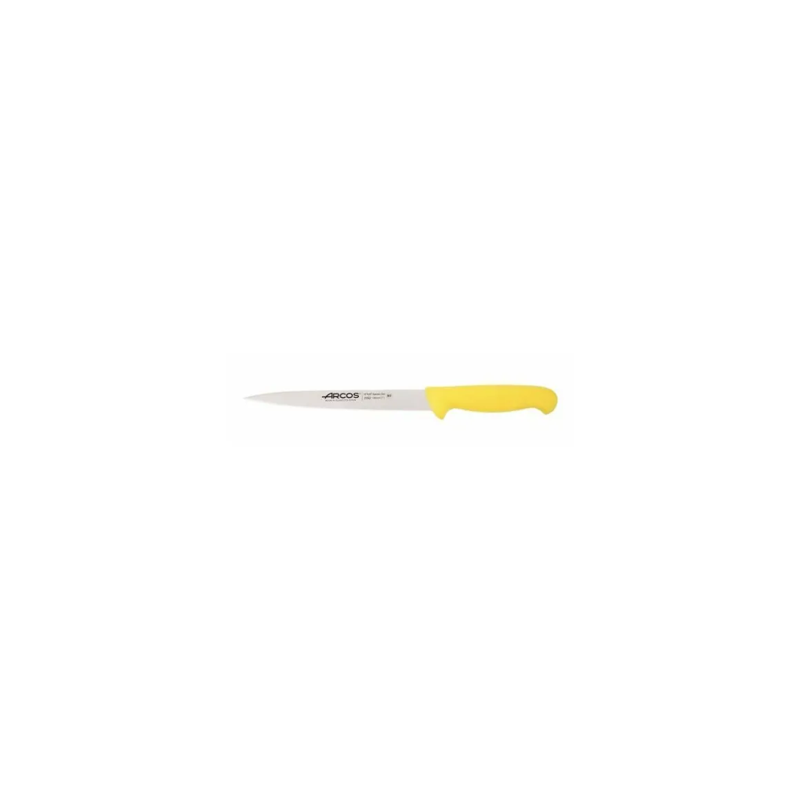Couteau à dénerver souple gamme 2900 jaune Arcos 19 cm