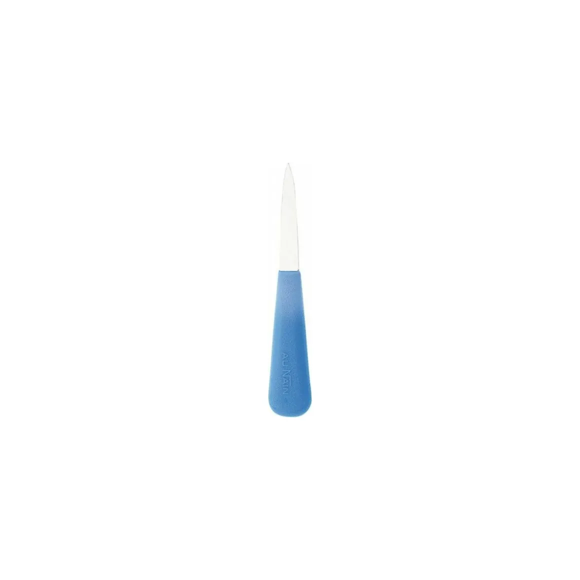 Couteau à huître manche bleu 7 cm