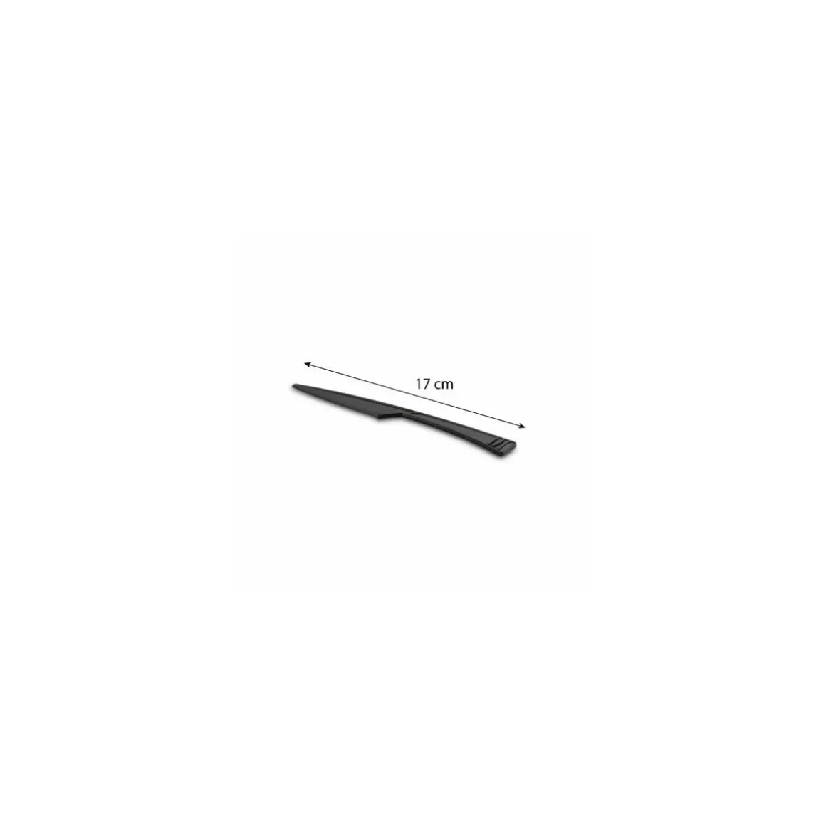Couteau réutilisable PS noir 21 cm - par 40