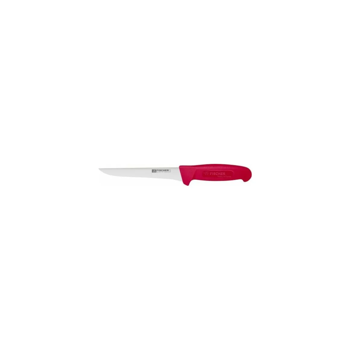 Couteau à saigner rouge 17 cm - par 6