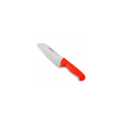 Couteau Santoku gamme 2900 rouge Arcos 18 cm