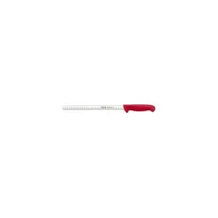 Couteau à saumon flexible alvéolé Arcos rouge 30 cm