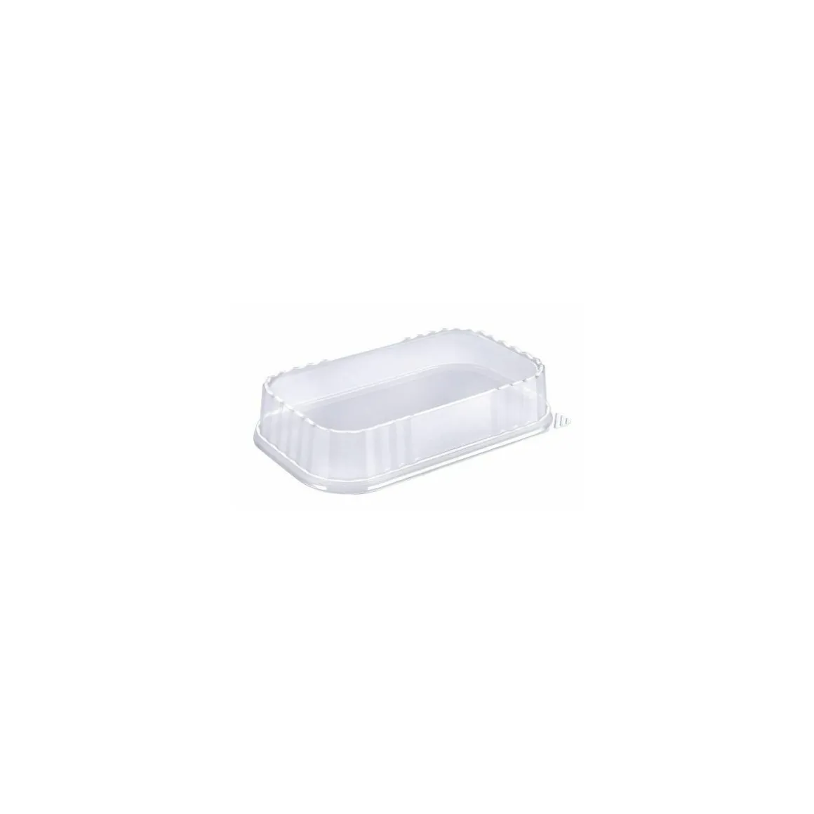 Couvercle APET pour barquette aluminium 140 ou 220 cl - par 100