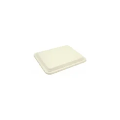 Couvercle bagasse pour plateau repas 29,5 x 24 cm- par 50