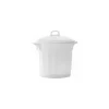 Couvercle blanc poignée PEHD pour conteneur alimentaire 75 L
