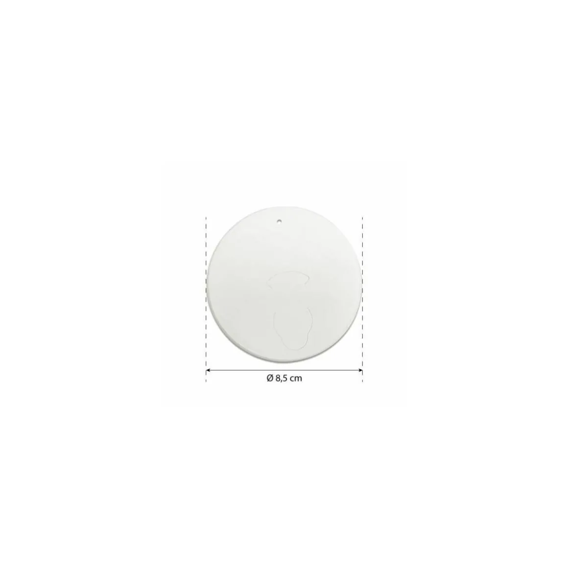 Couvercle carton blanc pour gobelets carton 240 et 300 ml - par 50