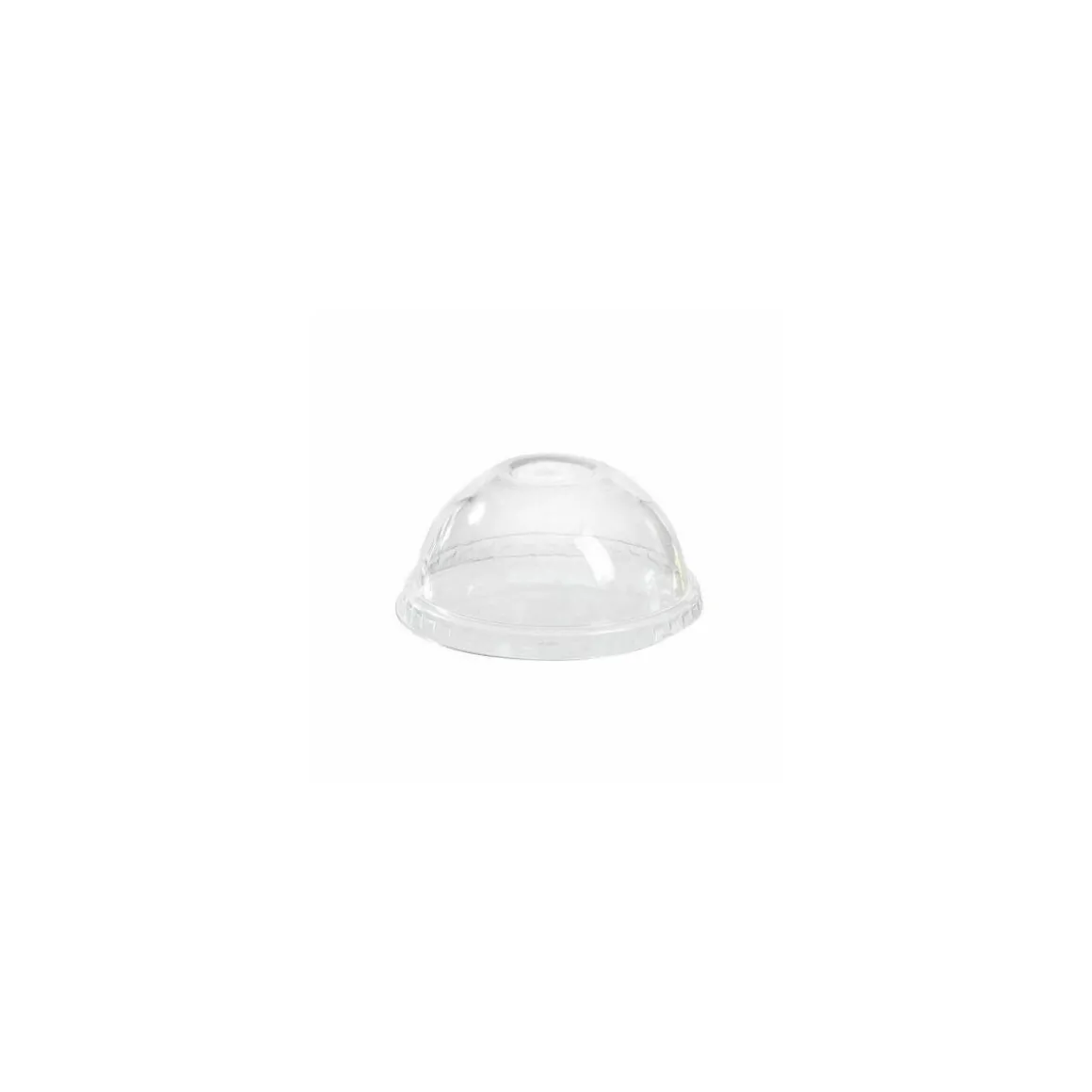 Couvercle dôme plastique transparent pour coupe à dessert 275 ml - par 50