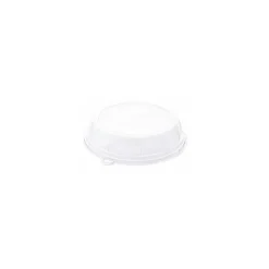 Couvercle en rPET pour assiette ronde Ø 26 cm - par 126
