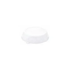 Couvercle en rPET pour assiette ronde Ø 23 cm - par 126
