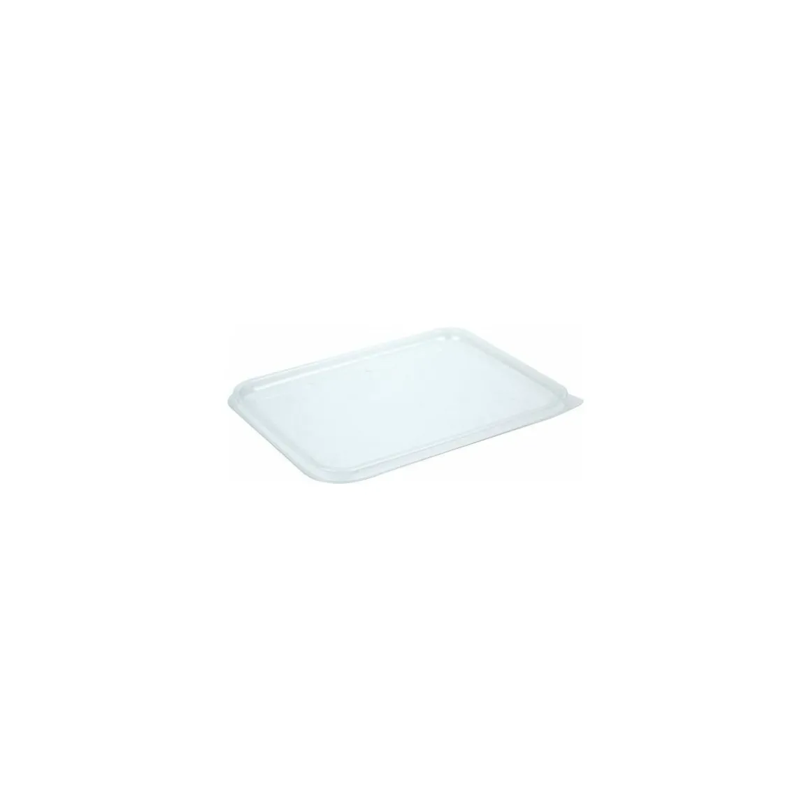 Couvercle jetable PET pour bac kata crock 13,5 x 18 x 1 cm - par 200