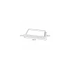 Couvercle PET transparent pour plateau repas 6 compartiments - par 25