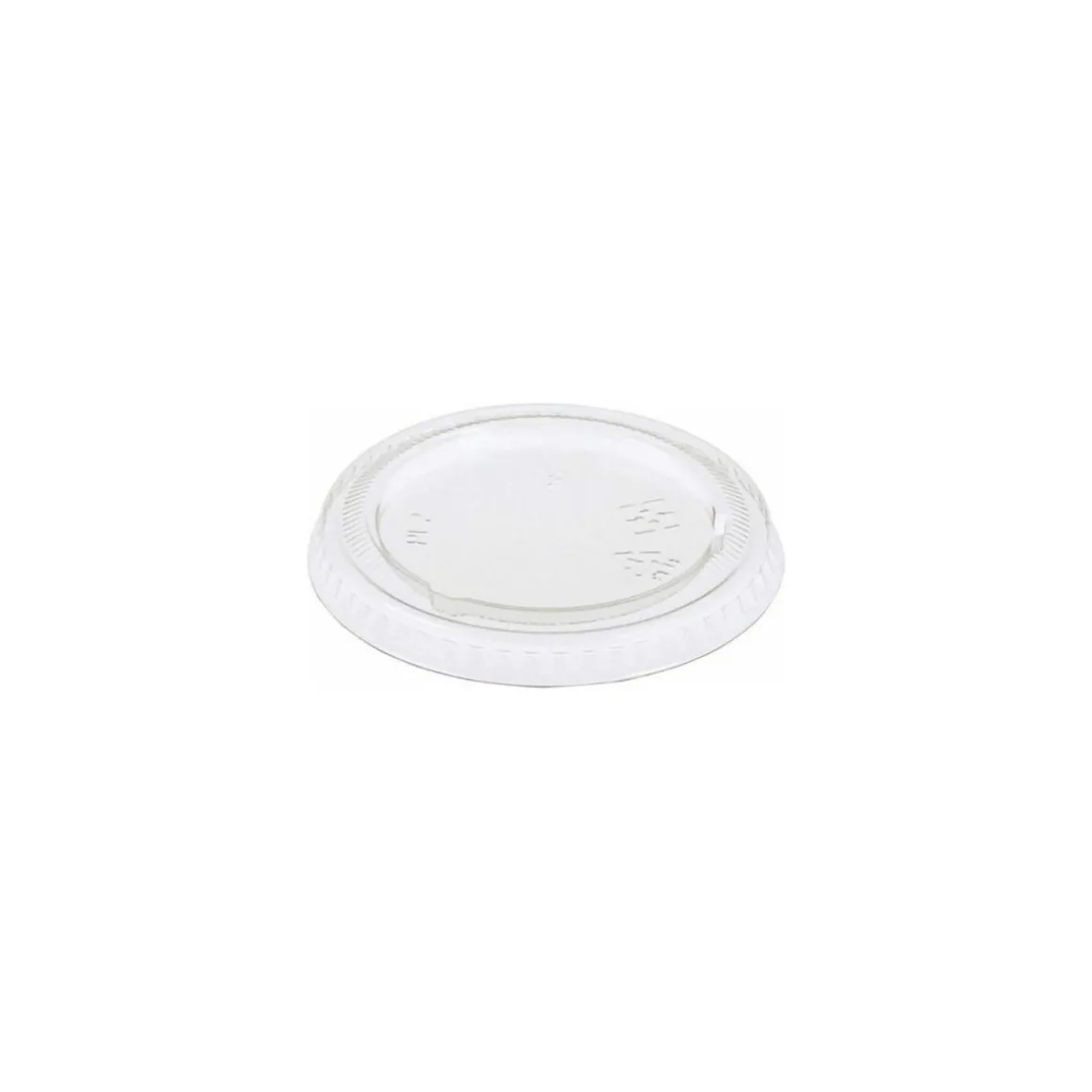 Couvercle PLA pour pot à sauce bagasse 3 cl et 6 cl - par 5