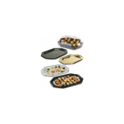 Couvercle plastique pour plat octogonal 460 x 300 mm - par 50