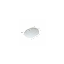Couvercle plastique pour plat octogonal 36 x 24 cm - par 50