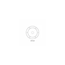 Couvercle plastique transparent pour pot à soupe carton 480 ml - par 50