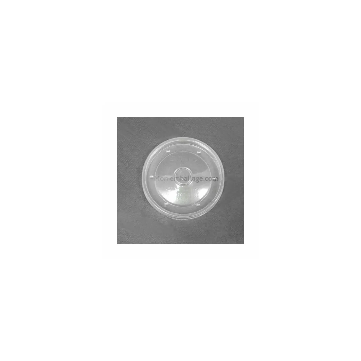 Couvercle plastique transparent pour pot à soupe carton 480 ml - par 50