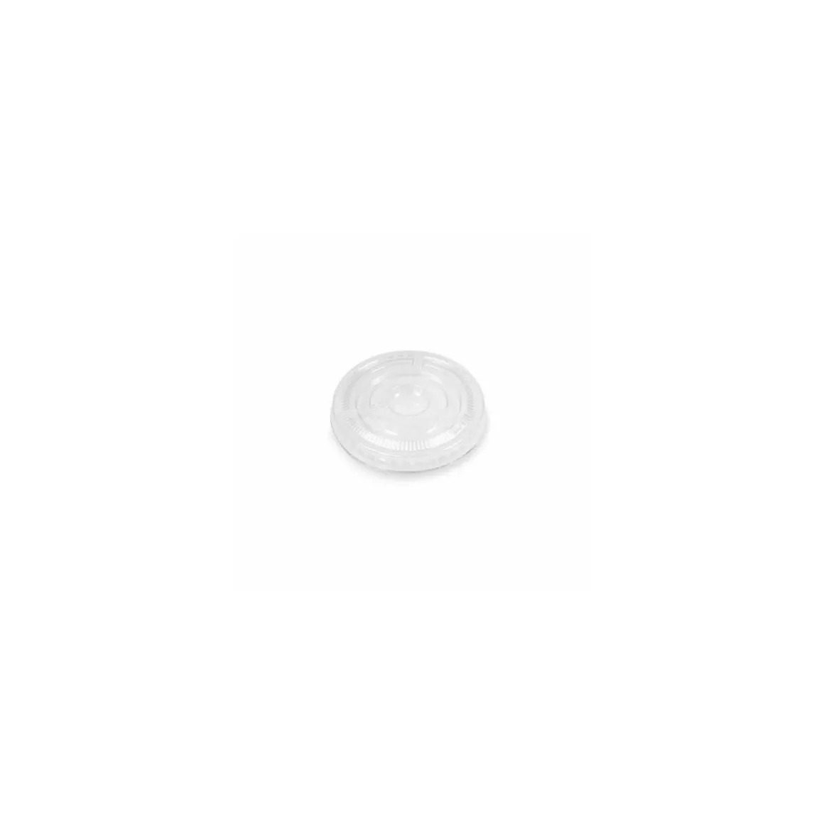Couvercle plastique transparent pour pot à dessert plastique transparent 200 ml - par 100