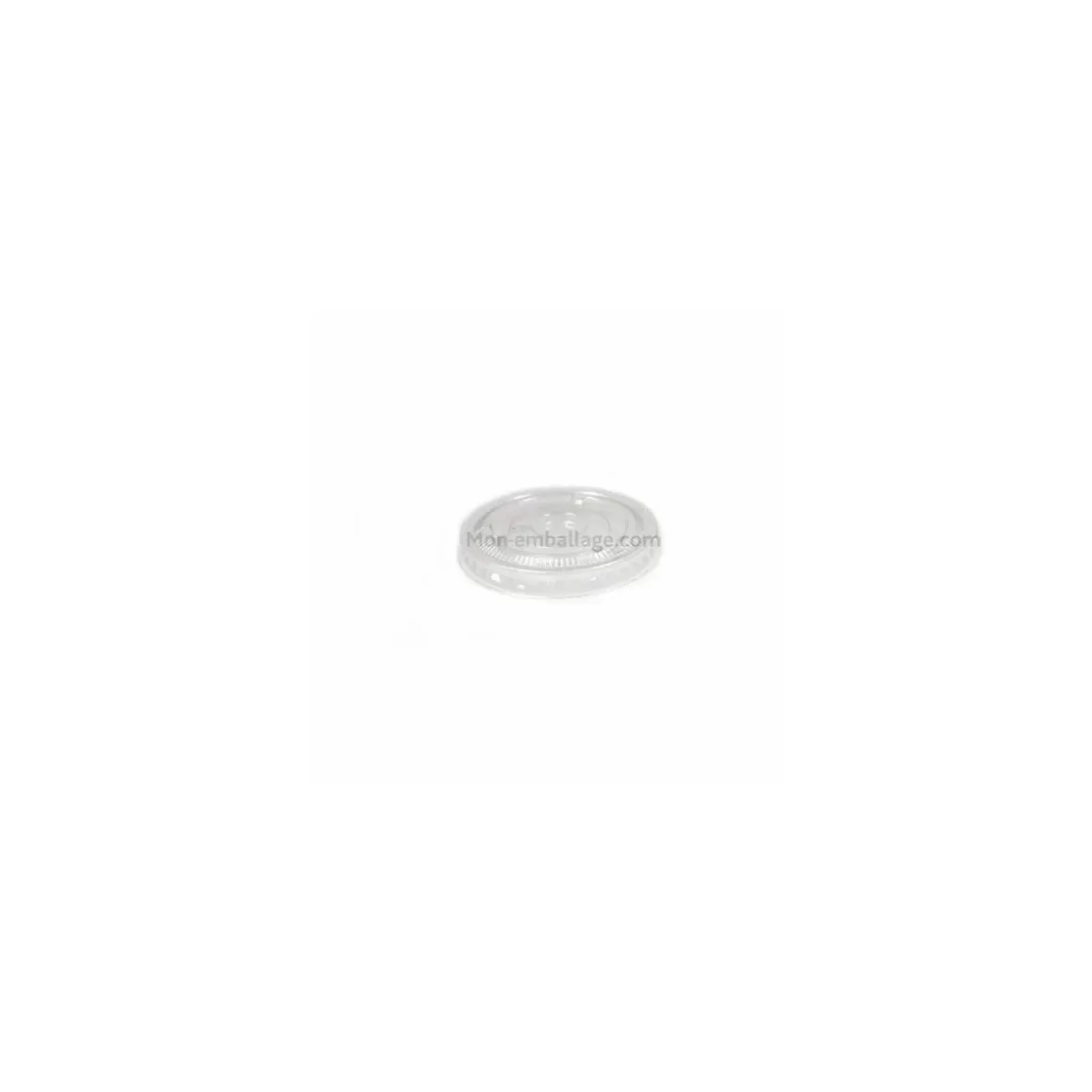 Couvercle plastique transparent pour pot à dessert plastique transparent 200 ml - par 100