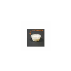 Couvercle plastique transparent pour pot à sauce Delipack 60 ml - par 100