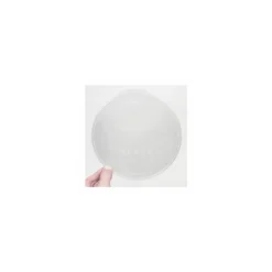 Couvercle plastique transparent pour boîte ronde plastique noire 750 ml - par 250