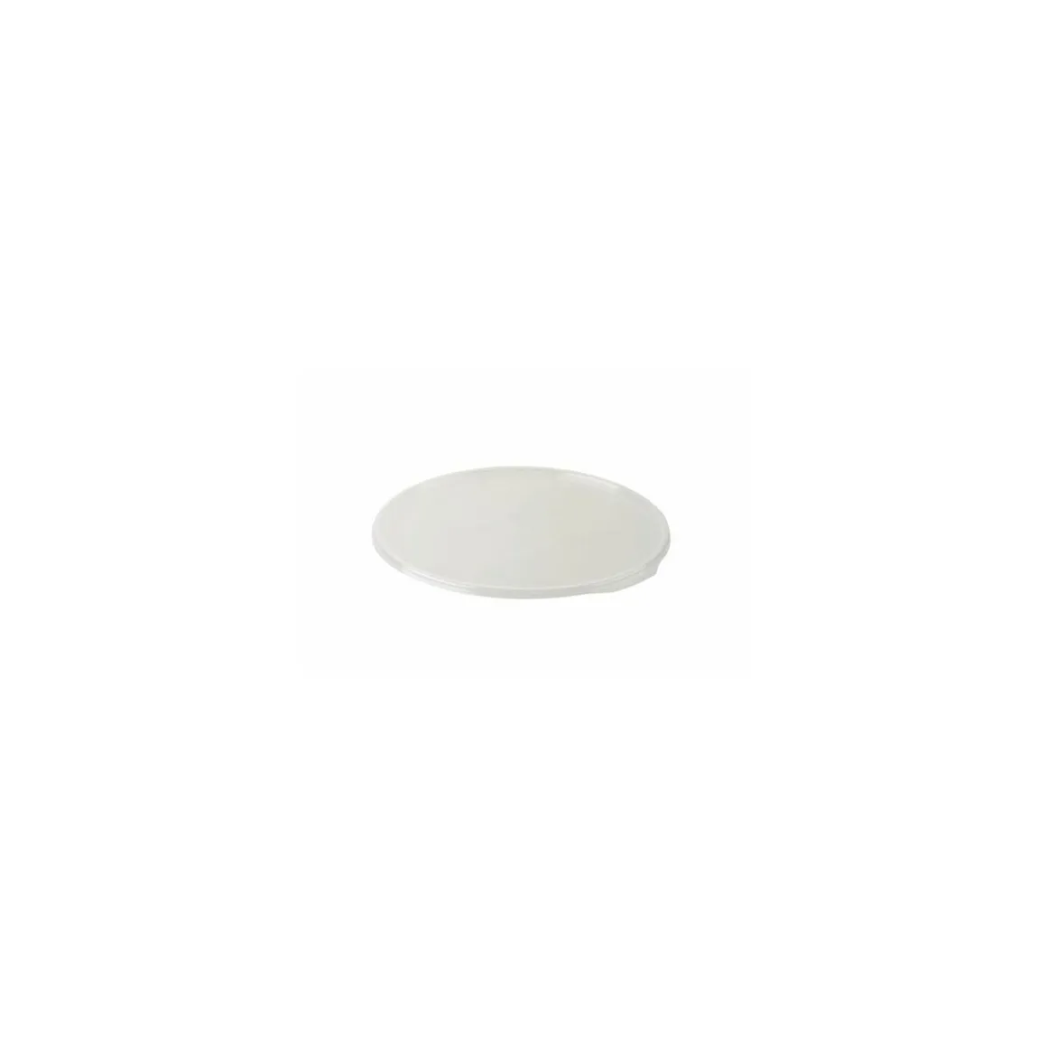 Couvercle plastique transparent pour boîte ronde plastique noire 750 ml - par 250