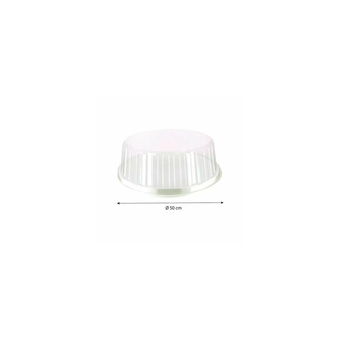 Couvercle plateau fruits de mer rond ø 50 cm - par 30
