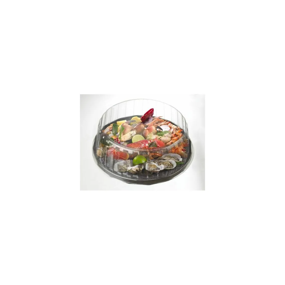 Couvercle plateau fruits de mer rond ø 35 cm - par 30