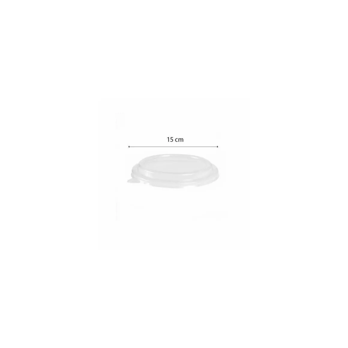 Couvercle pour bol à salade kraft 500 - 750 - 1000 ml - par 50