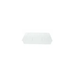 Couvercle transparent PLA pour plateau repas 5 compartiments 29 x 22,4 cm - par 50