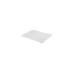 Couvercle transparent pour bac rectangulaire plat 10 L