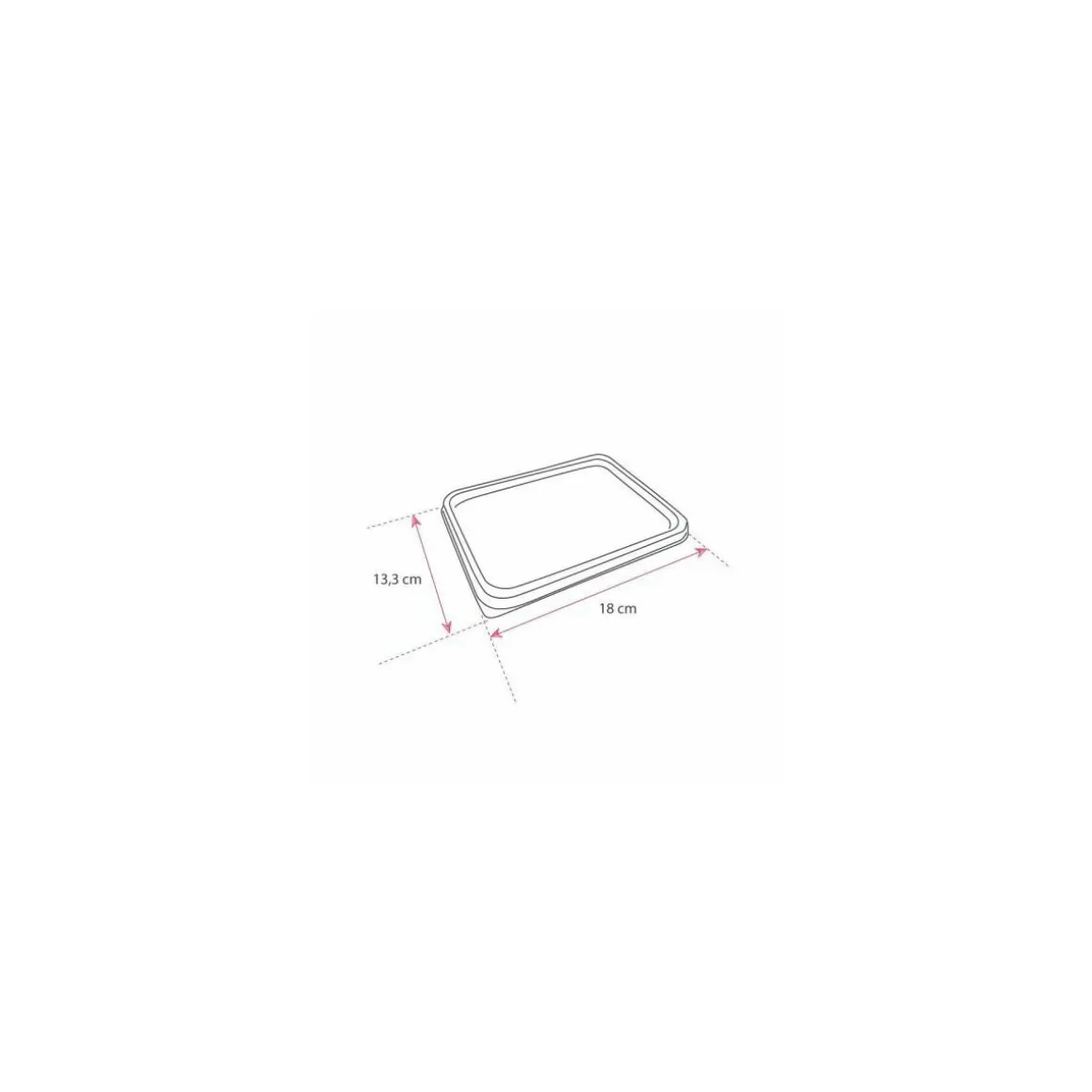 Couvercle transparent pour barquette PROCHEF - par 300