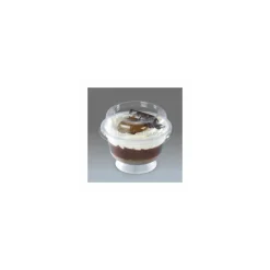 Couvercle transparent pour coupe à dessert 200 ml - par 50