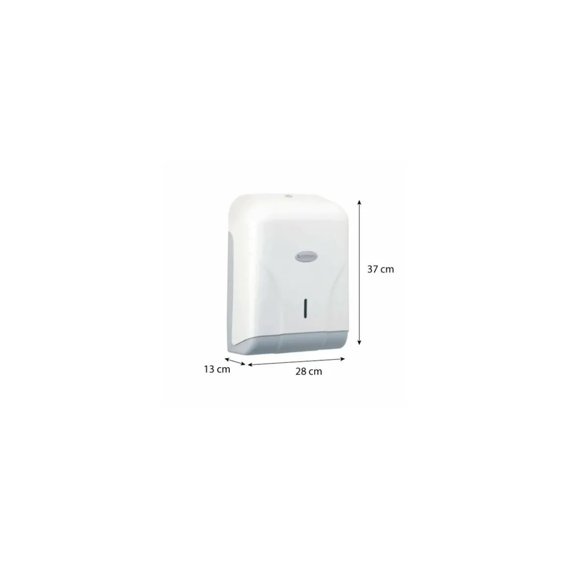 Distributeur essuie-mains abs blanc